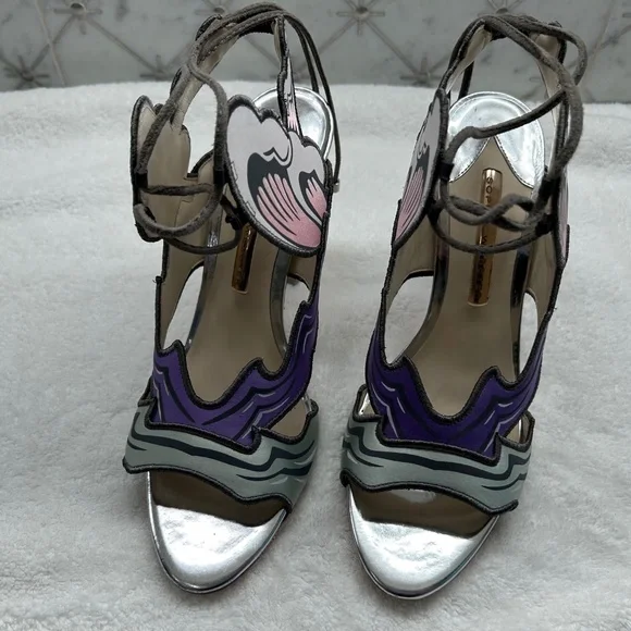 SOPHIA WEBSTER HEAVEN TEMPEST SLING BACK - NEVER WORN - Picture 7 of 9